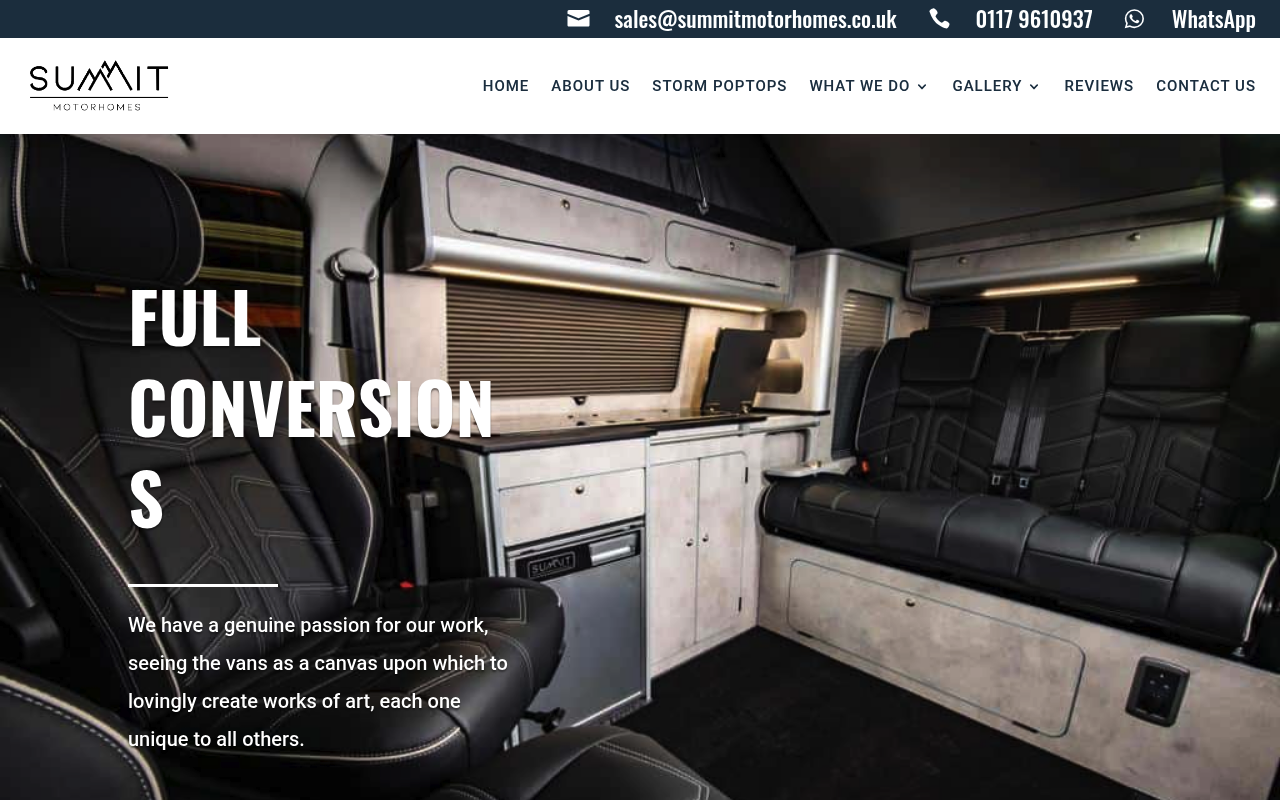 Summit Motorhomes - Campervan Conversions