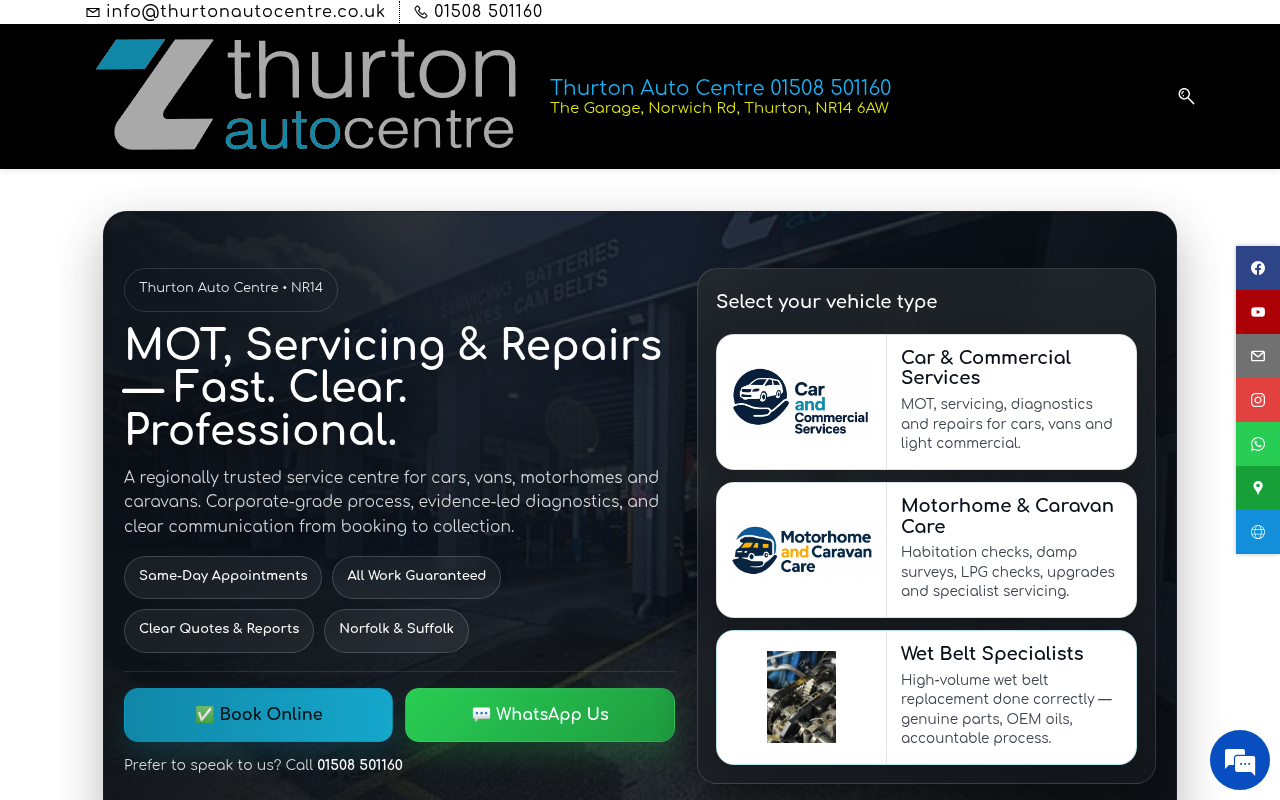 Thurton Auto Centre - Campervan Conversions