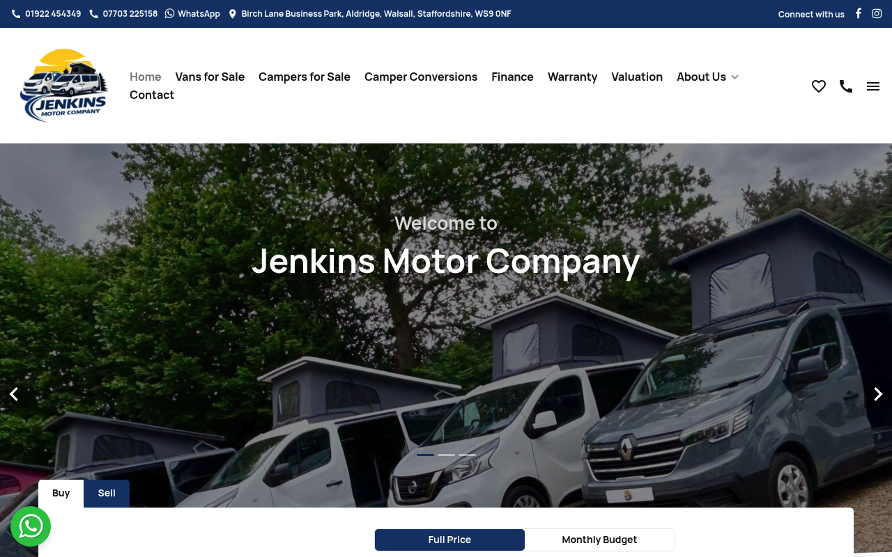 Jenkins Motor Company Ltd - Campervan Conversions
