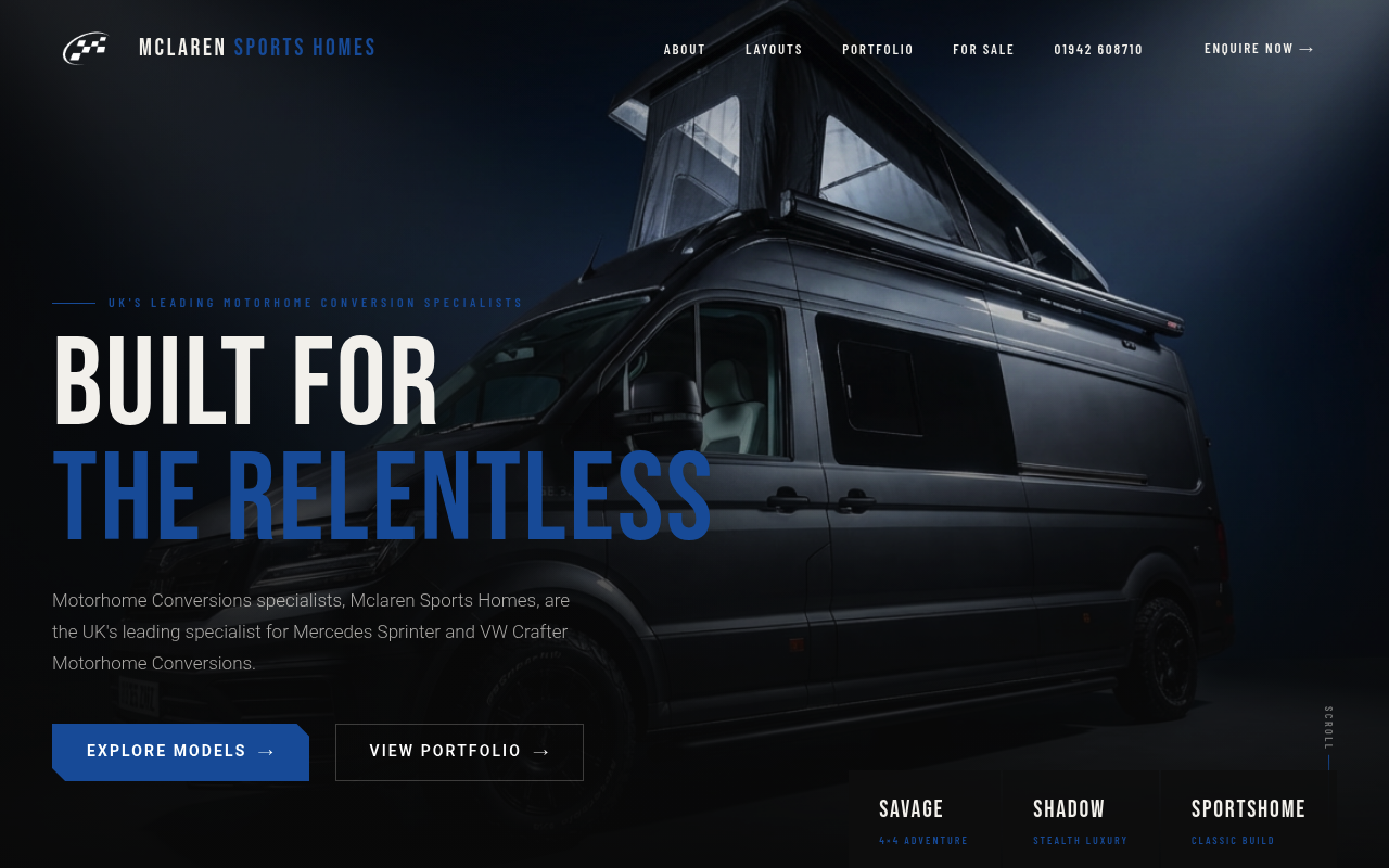 McLaren Sports Homes Ltd - Campervan Conversions