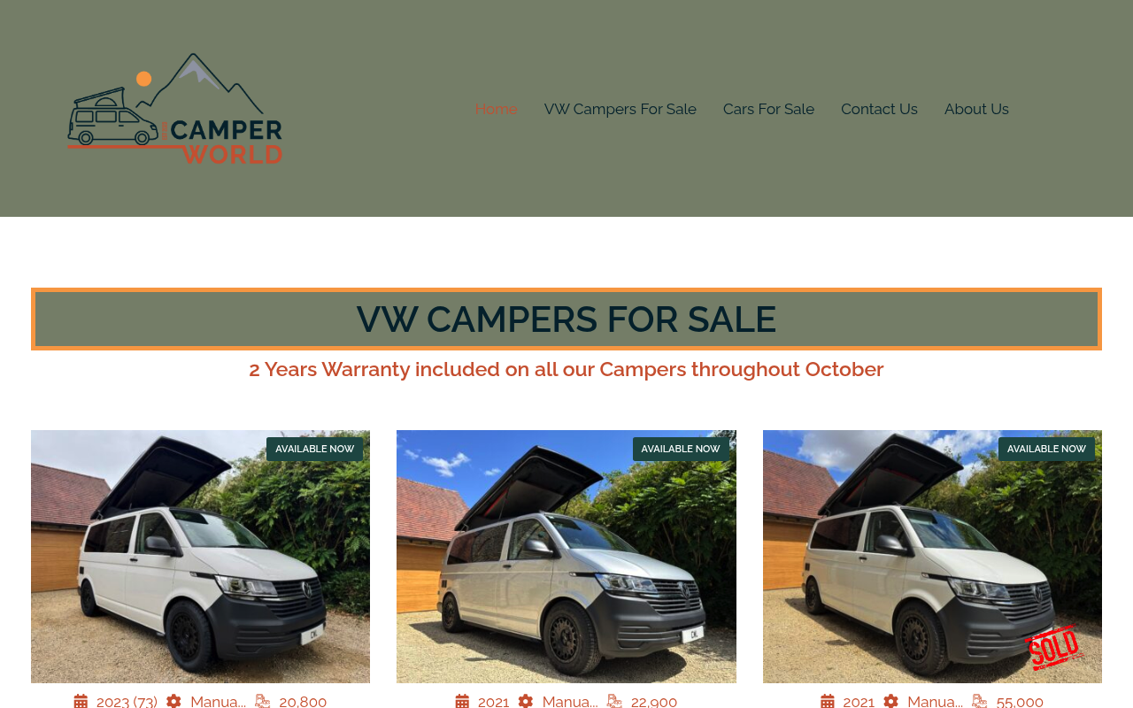 Camper World Ltd - Campervan Conversions