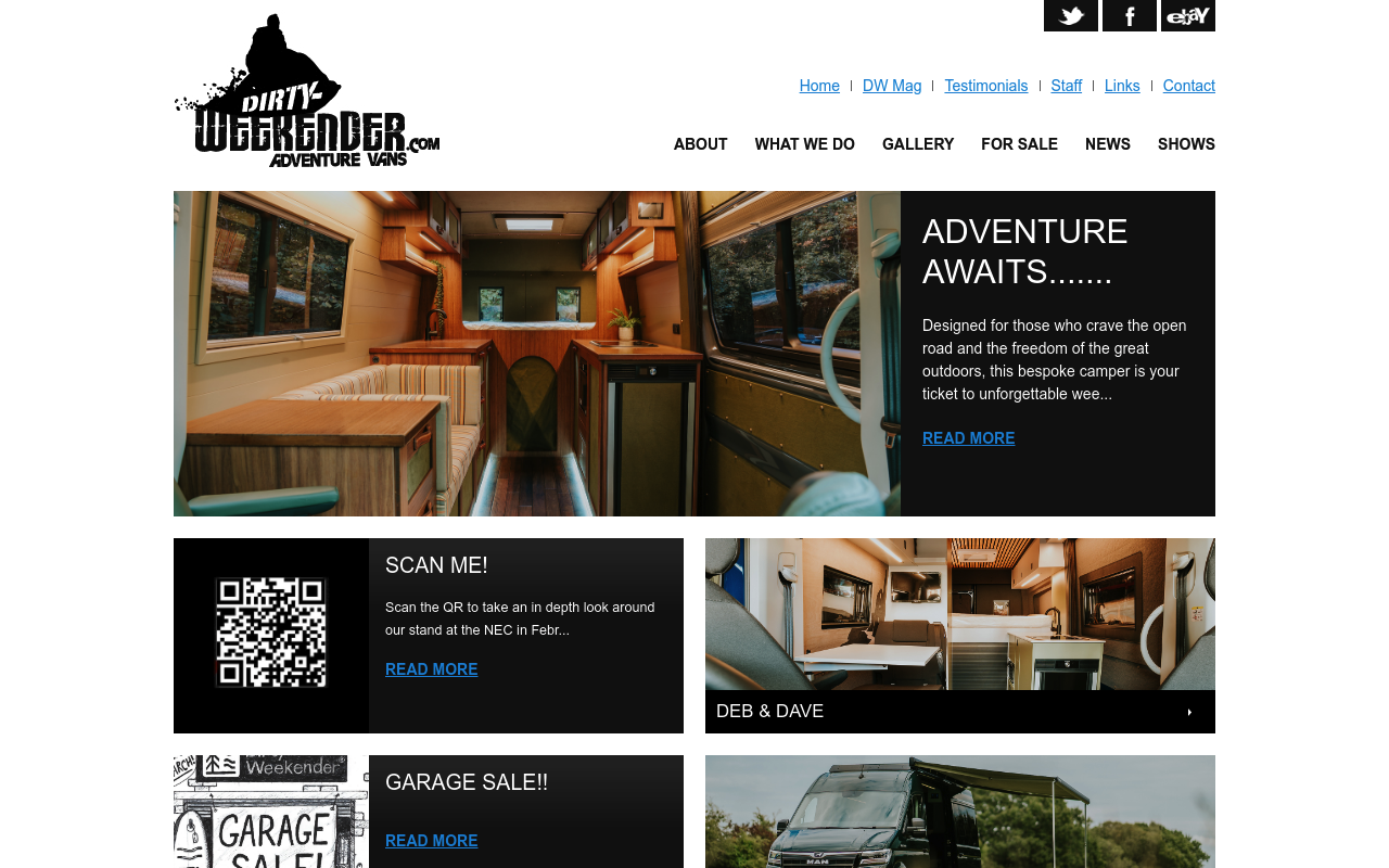 Dirty Weekender - Adventure Vans - Campervan Conversions