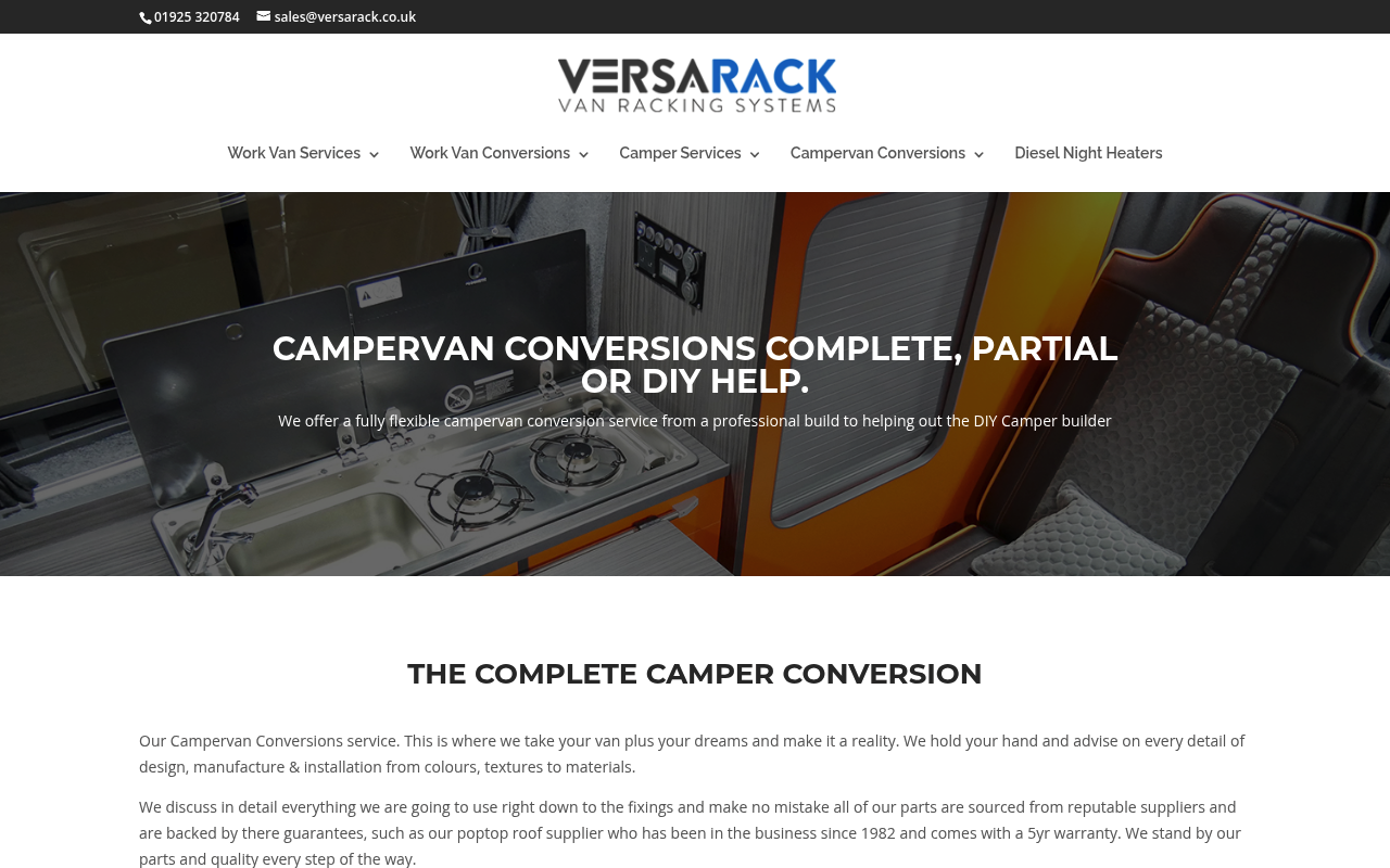 Versarack - Campervan Conversions
