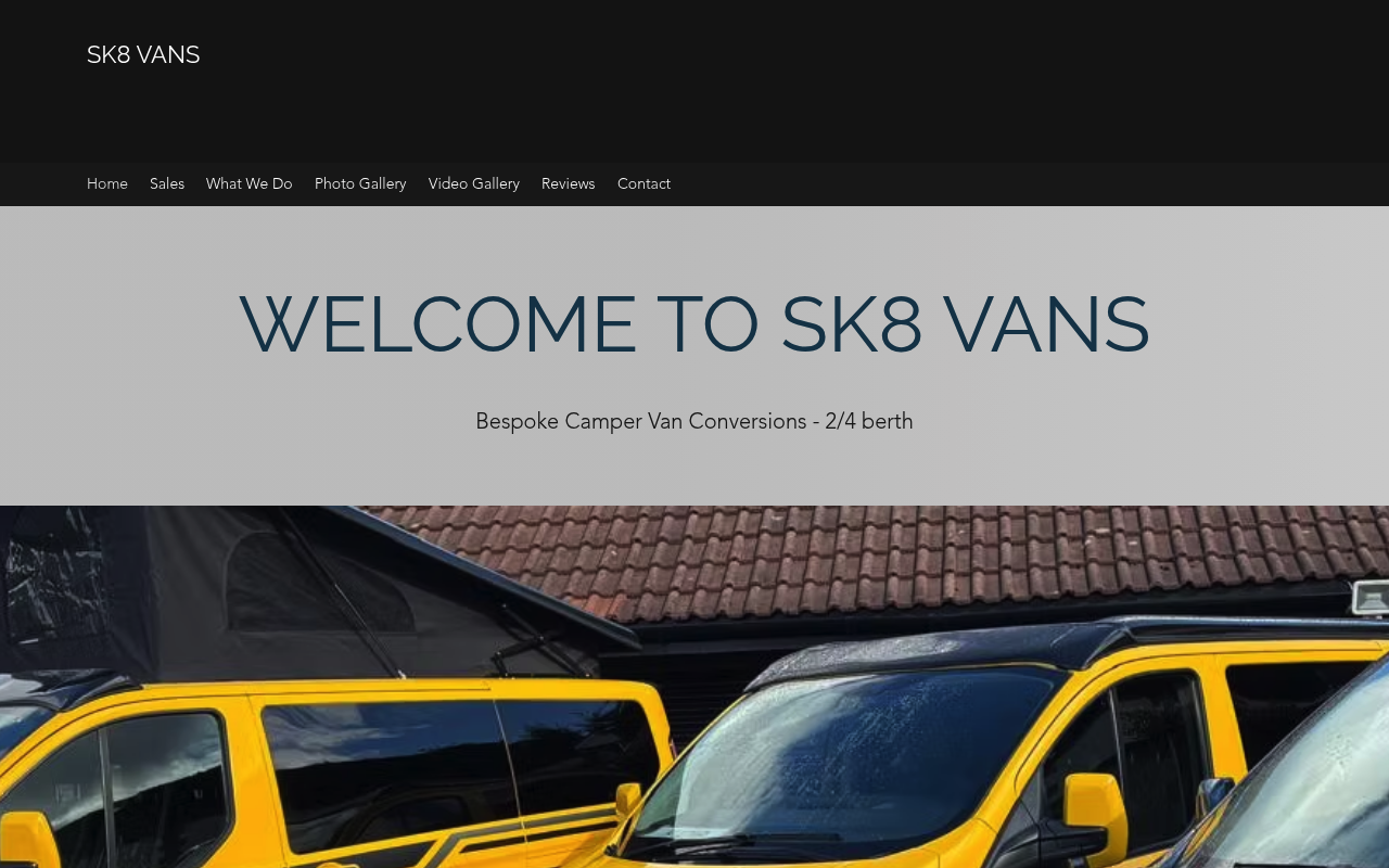 SK8 Vans - Campervan Conversions