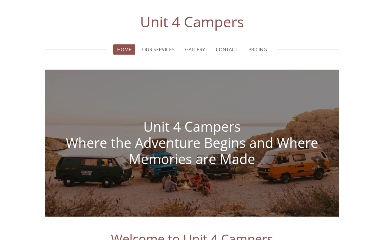 Unit 4 Campers - Campervan Conversions