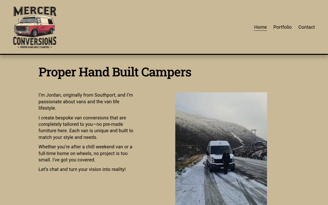 Mercer Conversions - Campervan Conversions