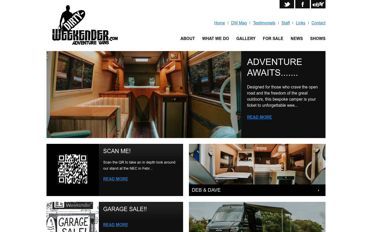 Dirty Weekender - Adventure Vans - Campervan Conversions