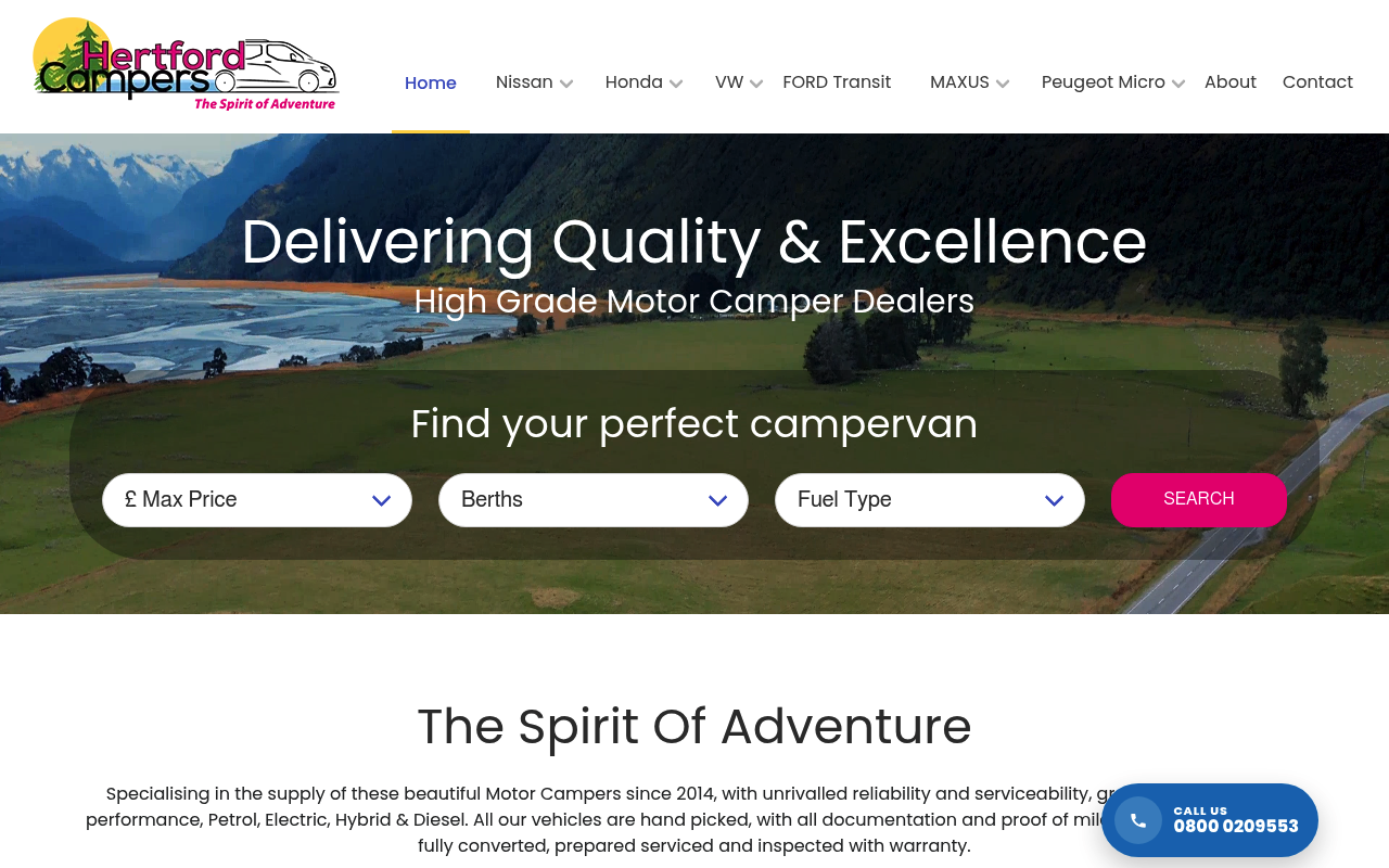 Hertford Campers - Campervan Conversions