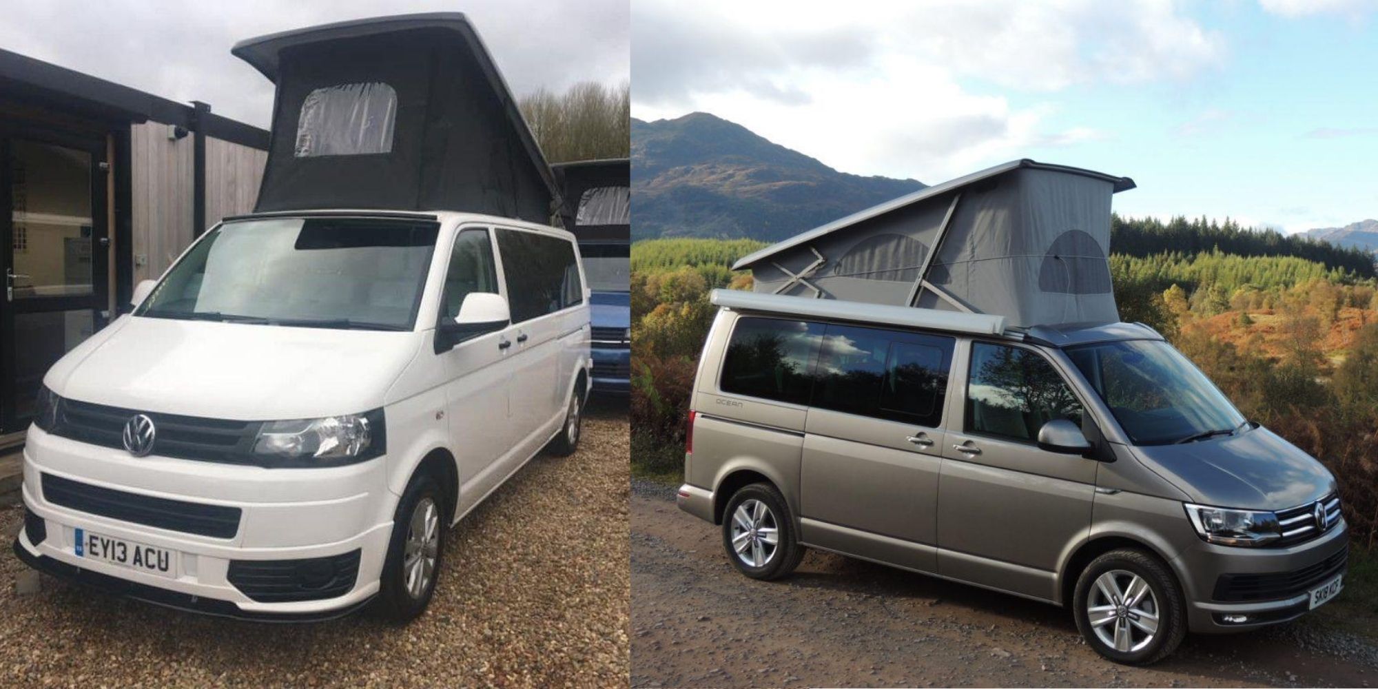 VW T5 vs T6 Camper Conversions - Sherwood Campers